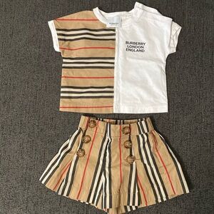 Baby Burberry Matching Set